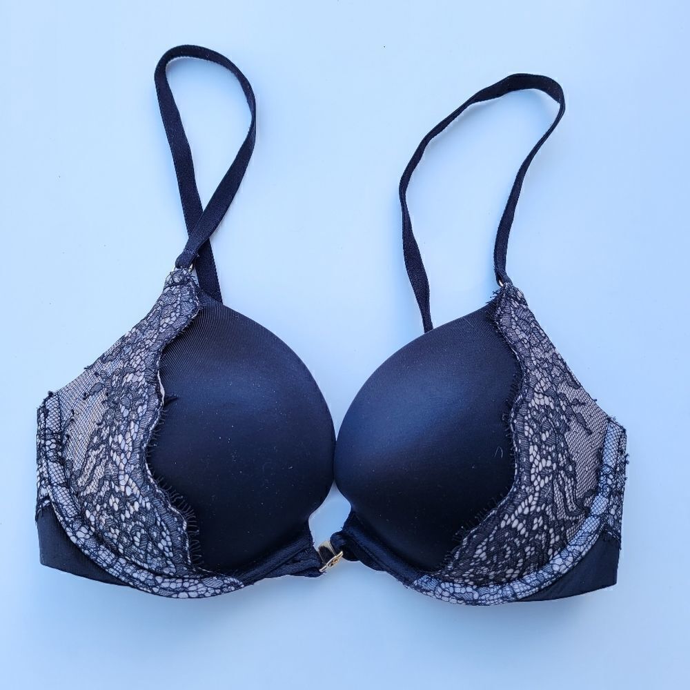 Victoria Secret Black Lace Push-up Bra